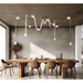 Hubbardton Forge 401316 SNAPS 12-lt 87" LED Pendant