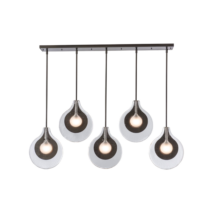 Hubbardton Forge 401319 Veneto 5-lt 53" LED Linear Pendant - Oil Rubbed Bronze