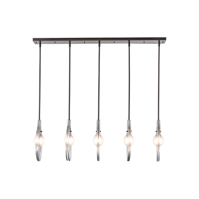 Hubbardton Forge 401319 Veneto 5-lt 53" LED Linear Pendant - Oil Rubbed Bronze