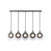 Hubbardton Forge 401319 Veneto 5-lt 53" LED Linear Pendant - Oil Rubbed Bronze