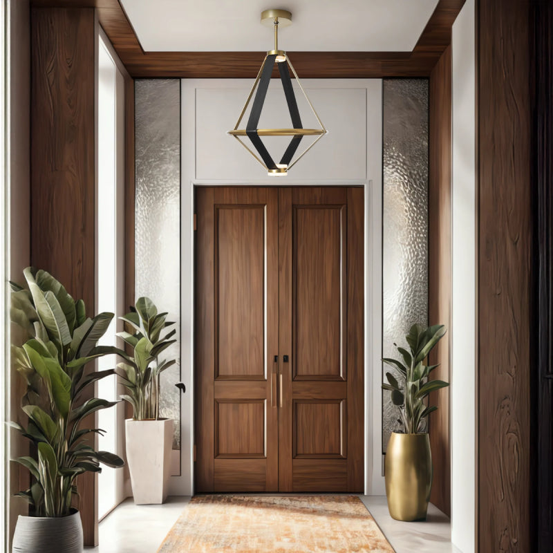 Hubbardton Forge 401321 Aspen 3-lt 23" LED Large Lantern