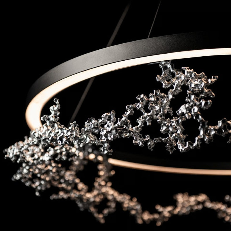 Hubbardton Forge 401330 Coral 1-lt 41" LED Ring Pendant