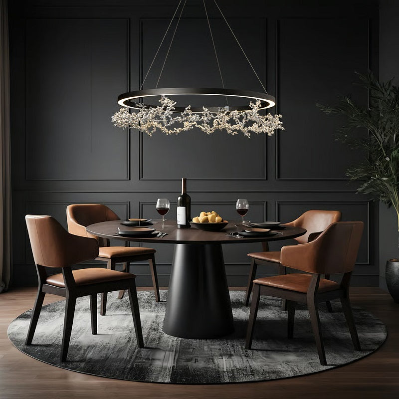 Hubbardton Forge 401330 Coral 1-lt 41" LED Ring Pendant
