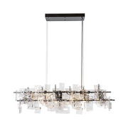 Hubbardton Forge 401347 Fusion 10-lt 53" Pendant - Ink