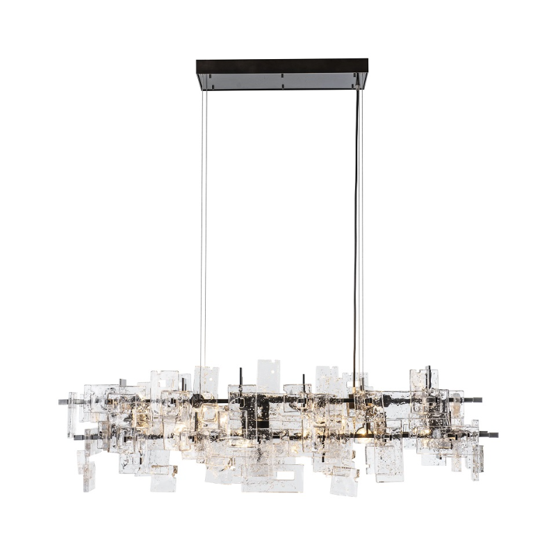 Hubbardton Forge 401347 Fusion 10-lt 53" Pendant - Ink