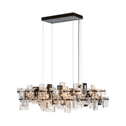 Hubbardton Forge 401347 Fusion 10-lt 53" Pendant - Ink