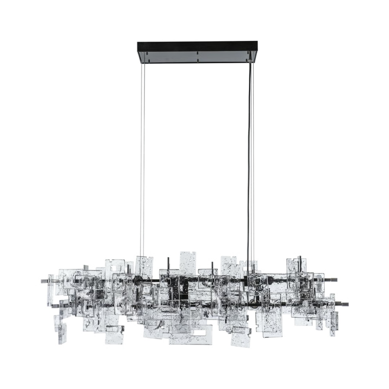 Hubbardton Forge 401347 Fusion 10-lt 53" Pendant - Ink