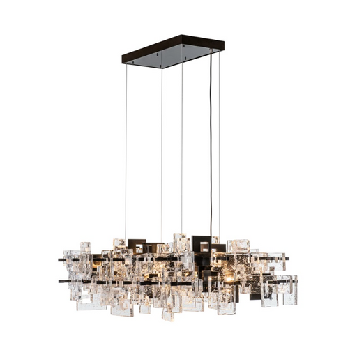 Hubbardton Forge 401347 Fusion 10-lt 53" Pendant - Ink
