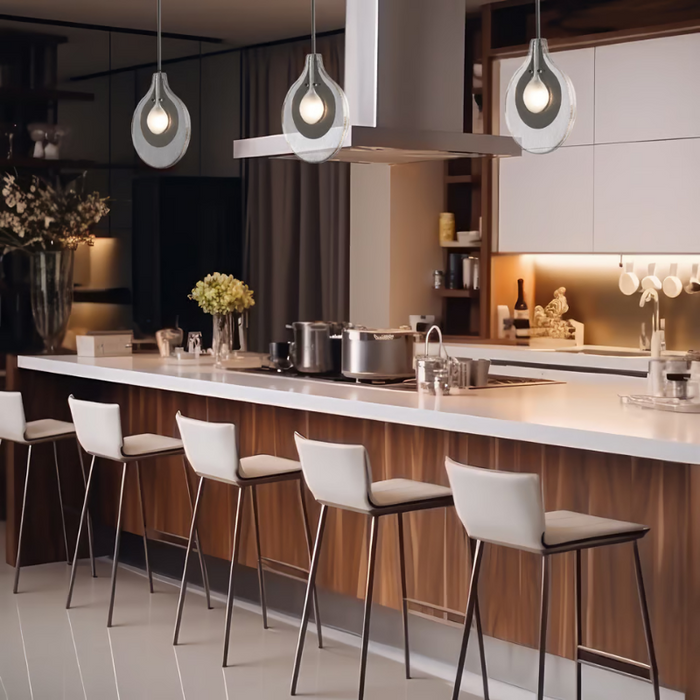 Hubbardton Forge 401851 Veneto 1-lt 4" LED Pendant