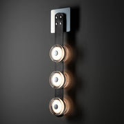 Hubbardton Forge 402032 SNAPS 3-lt 25" Tall LED Wall Sconce