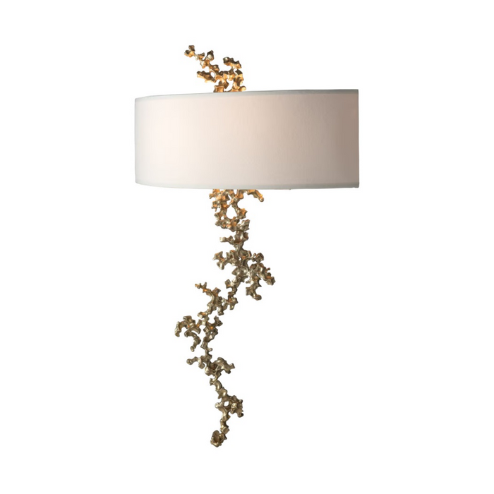 Hubbardton Forge 402036 Coral 2-lt 23" Tall LED Wall Sconce - Modern Brass