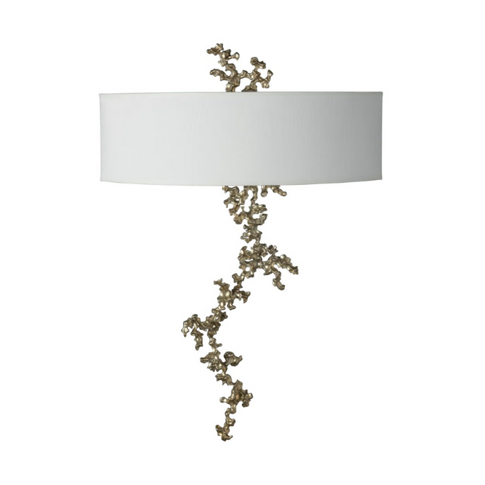 Hubbardton Forge 402036 Coral 2-lt 23" Tall LED Wall Sconce - Modern Brass