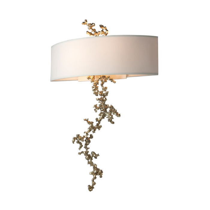 Hubbardton Forge 402036 Coral 2-lt 23" Tall LED Wall Sconce - Modern Brass