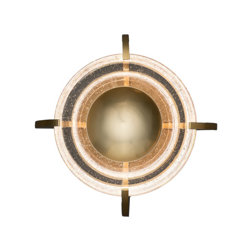 Hubbardton Forge 402040 Lustra 1-lt 11" LED Wall Sconce/Flush Mount - Modern Brass