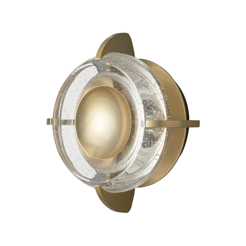 Hubbardton Forge 402040 Lustra 1-lt 11" LED Wall Sconce/Flush Mount - Modern Brass