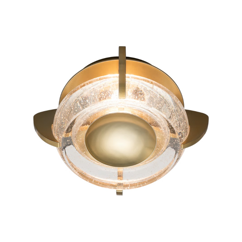 Hubbardton Forge 402040 Lustra 1-lt 11" LED Wall Sconce/Flush Mount - Modern Brass