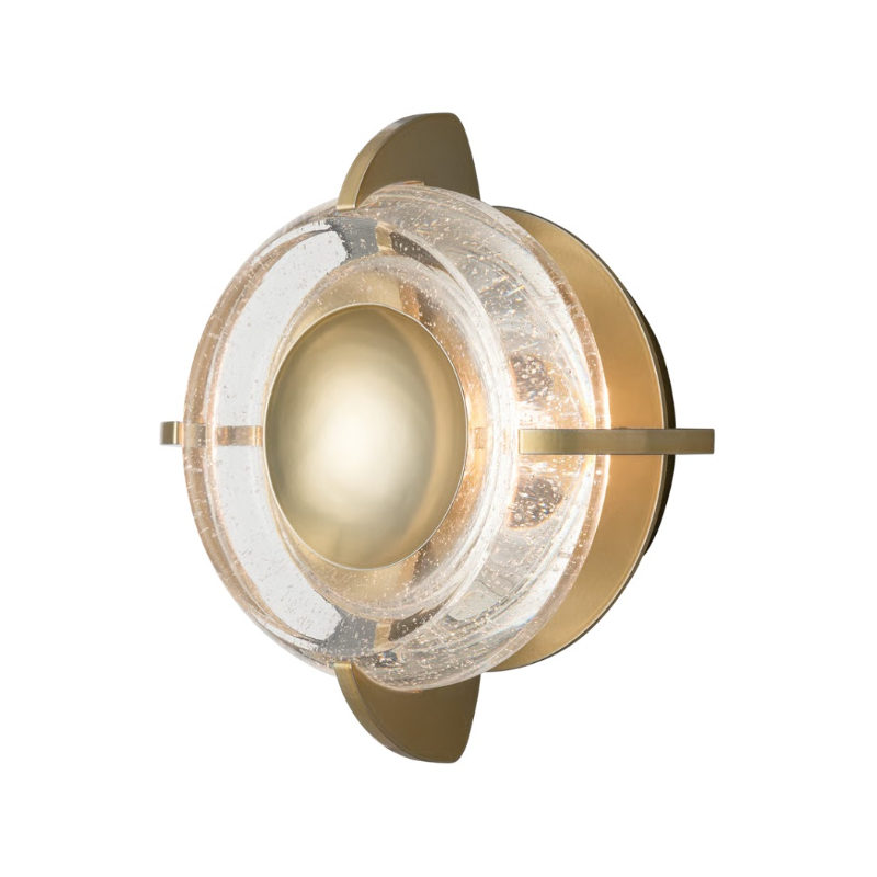 Hubbardton Forge 402040 Lustra 1-lt 11" LED Wall Sconce/Flush Mount - Modern Brass