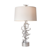 Hubbardton Forge 402749 Coral 1-lt 35" Tall Table Lamp - Sterling