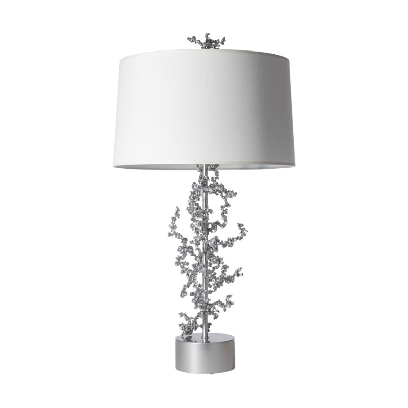 Hubbardton Forge 402749 Coral 1-lt 35" Tall Table Lamp - Sterling