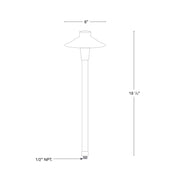 SPJ SPJ-402 20" Tall LED Outdoor Path Light