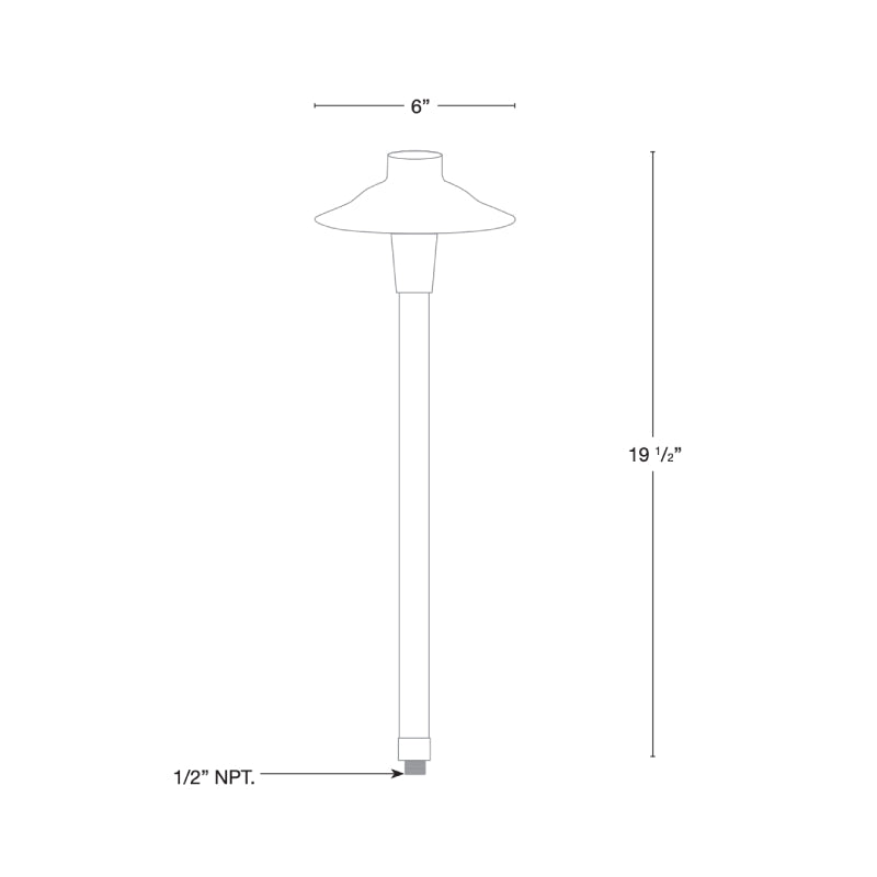 SPJ SPJ-402 20" Tall LED Outdoor Path Light