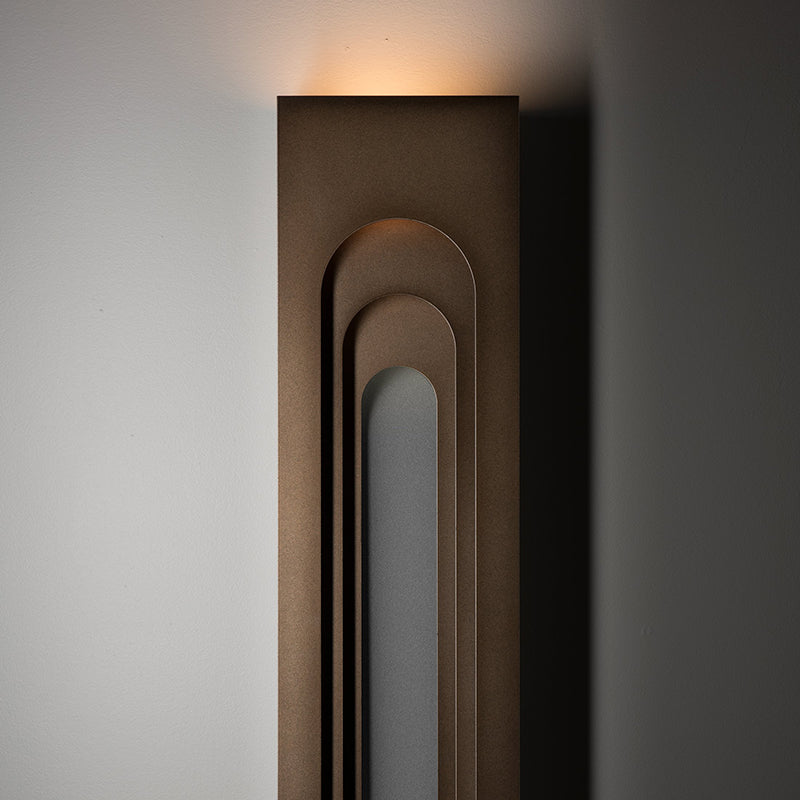 Hubbardton Forge 403087 Procession 2-lt 40" Tall Outdoor Sconce
