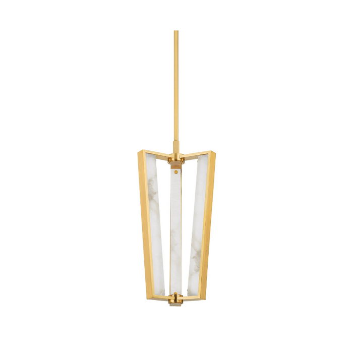 Hudson Valley 4053 Edgemere 3-lt 11" LED Pendant - Aged Brass