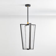 Hudson Valley 4054 Edgemere 4-lt 16" LED Pendant - Aged Brass/Distressed Bronze
