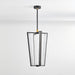 Hudson Valley 4054 Edgemere 4-lt 16" LED Pendant - Aged Brass/Distressed Bronze