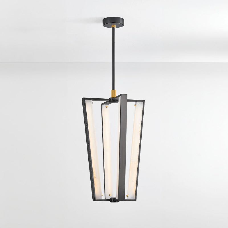 Hudson Valley 4054 Edgemere 4-lt 16" LED Pendant - Aged Brass/Distressed Bronze