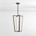 Hudson Valley 4054 Edgemere 4-lt 16" LED Pendant - Aged Brass/Distressed Bronze