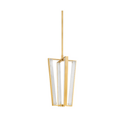 Hudson Valley 4054 Edgemere 4-lt 16" LED Pendant - Aged Brass