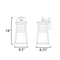 Maxim 40634 Shutters 1-lt 18" Tall Outdoor Wall Sconce