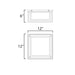 Maxim 40661 Cabana VX 2-lt 12" Outdoor Flush Mount