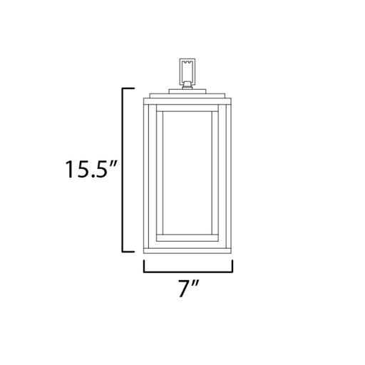 Maxim 40669 Cabana VX 1-lt 7" Outdoor Pendant