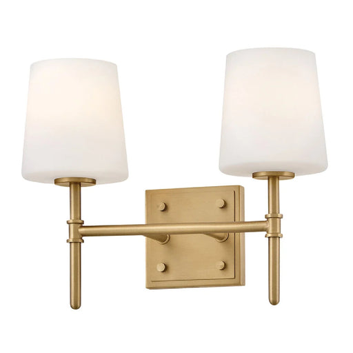 Hinkley 56952 Saunders 2-lt 14" LED Vanity - Lacquered Brass