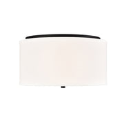 Millennium 41002 Guyten 2-lt 13" Flush Mount - Matte Black