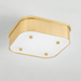 Hudson Valley 4114 Madison Square 1-lt 13" LED Flush Mount - Aged Brass