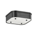 Hudson Valley 4114 Madison Square 1-lt 13" LED Flush Mount - Distressed Bronze