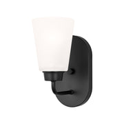 Generation 4115201EN3 Kerrville 1-lt 10" Tall LED Bath Light - Midnight Black