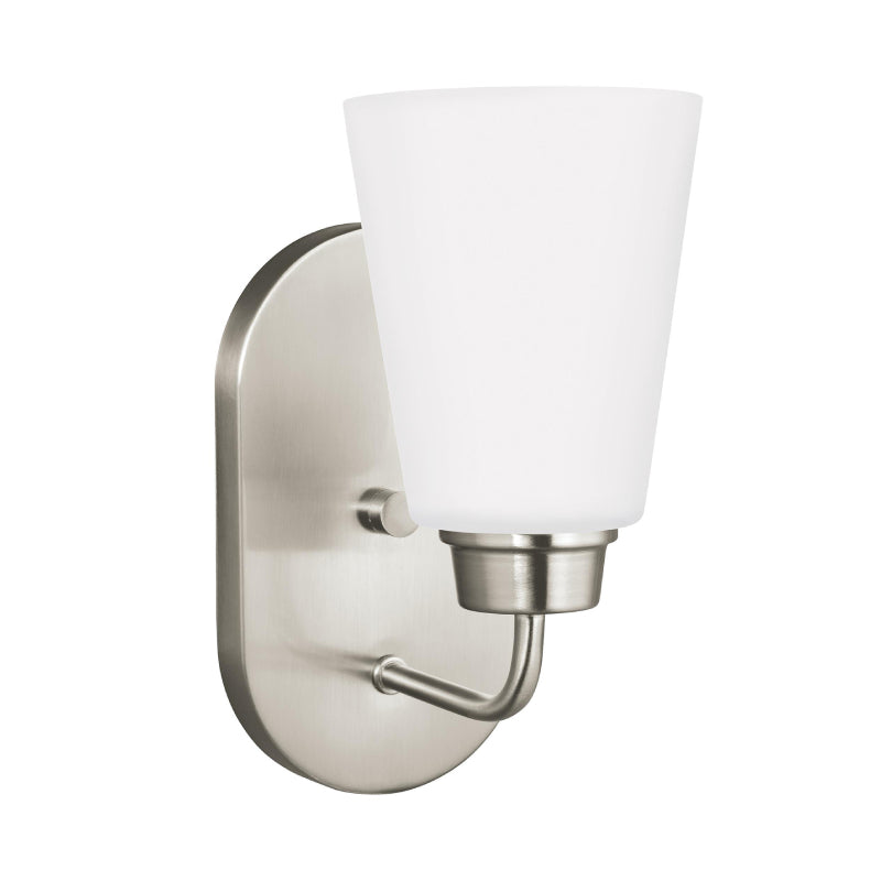 Generation 4115201EN3 Kerrville 1-lt 10" Tall LED Bath Light - Brushed Nickel