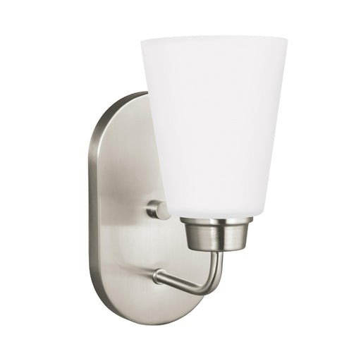Generation 4115201EN3 Kerrville 1-lt 10" Tall LED Bath Light - Brushed Nickel