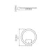 Accord 4117LED Frame 1-lt 13" LED Wall Light