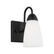 Generation 4120201 Seville 1-lt 9" Wall / Bath Sconce - Midnight Black