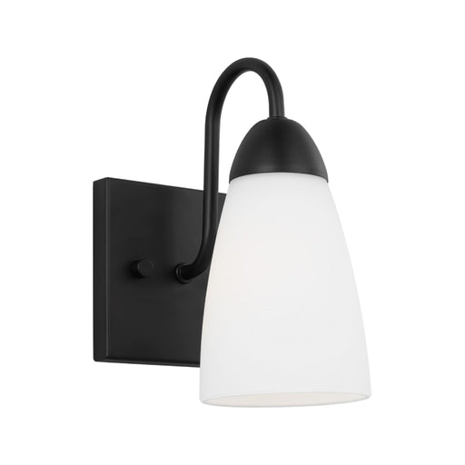 Generation 4120201EN3 Seville 1-lt 9" LED Wall / Bath Sconce - Midnight Black
