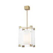 Hudson Valley 4125 Achilles 1-lt 13" Pendant-Aged Brass