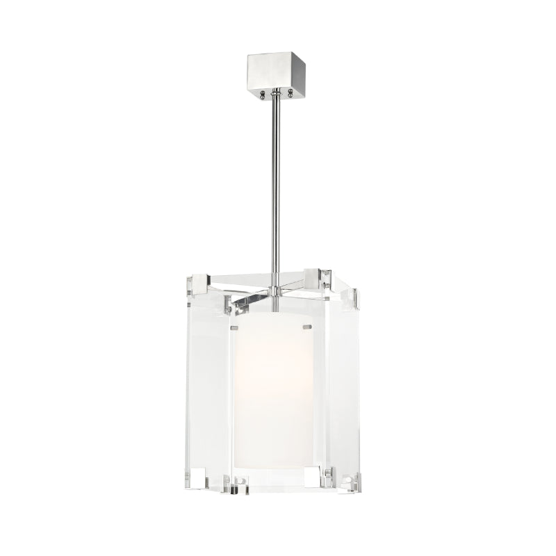 Hudson Valley 4125 Achilles 1-lt 13" Pendant-Polished Nickel