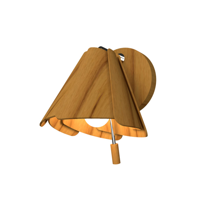 Accord 4136 Fuchsia 1-lt 9" LED Wall Sconce - Teak