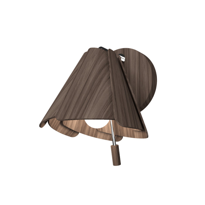 Accord 4136 Fuchsia 1-lt 9" LED Wall Sconce - American Walnut