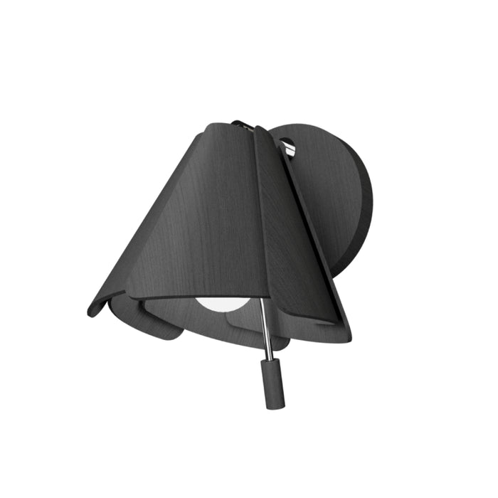 Accord 4136 Fuchsia 1-lt 9" LED Wall Sconce - Organic Lead Grey